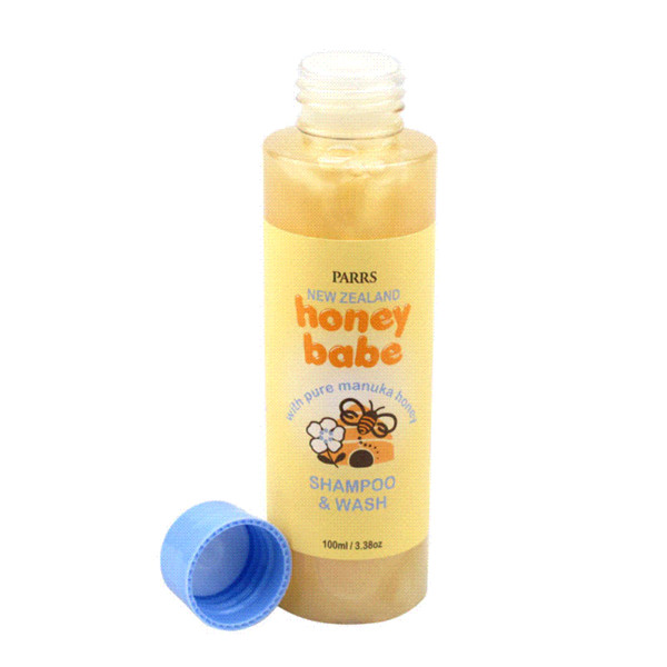 Parrs Honey Babe Shampoo & Wash 100ml keep baby's skin and hair beautifully soft Skin Care Natural Source Honey Smooth Skin