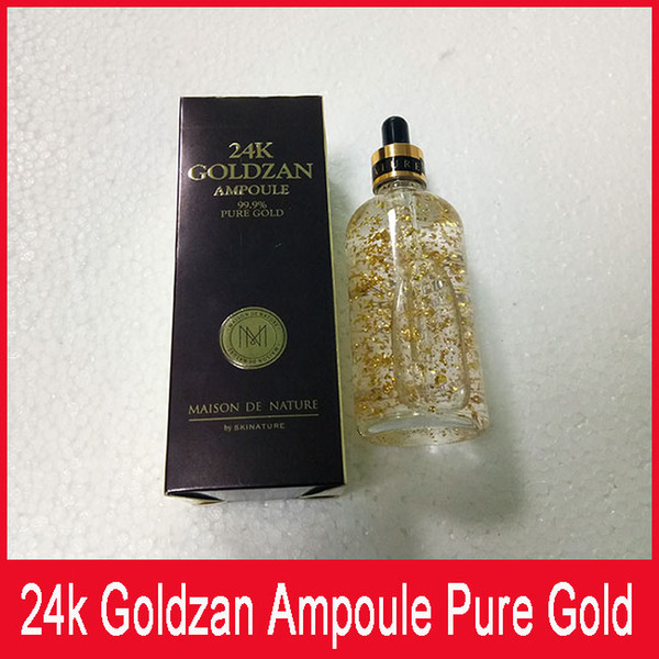 Skinature 24k Goldzan Ampoule 24 K Face Cream Skin Enhancing Essence Oils Primer Face Skin Care free shipping