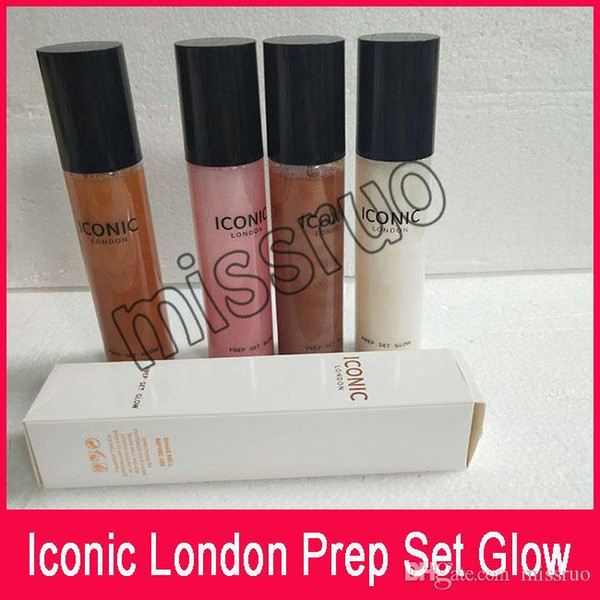 New Iconic London Prep Set Glow Setting Spray Long lasting highlighter bronze ml 4 colors free shipping