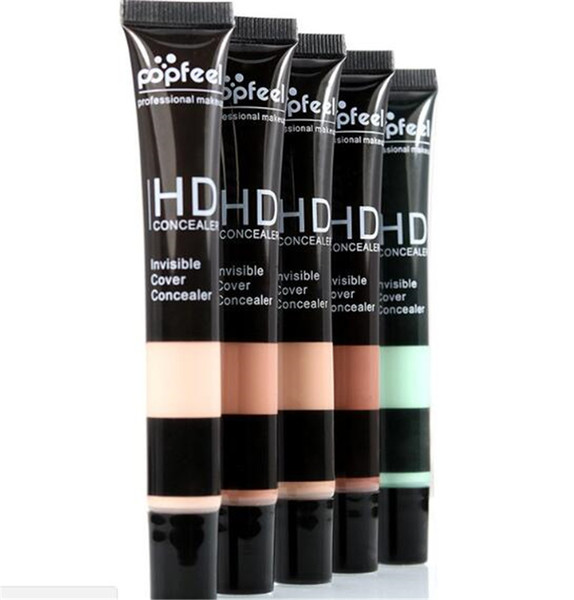 Popfeel HD Concealer Invisible Cover Primer Professional Makeup Face Concealer Cream Eye Make Foundation Contour Stick 5 Colors