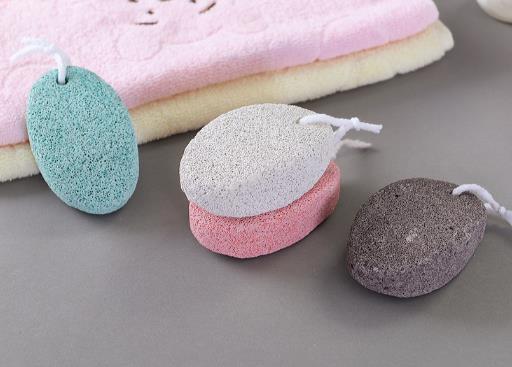 Wholesale Body Scrubs Footstone Exfoliating Tools Volcanic Stone Bath Stones Oval Massage Clean Bath Tool Grinding Free Shpping