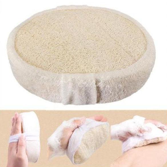 1 PCS Natural beauty Loofah Luffa Pad Body scrub Skin Exfoliation Scrubber Bath Shower Spa Sponge Skin Bath Accessories