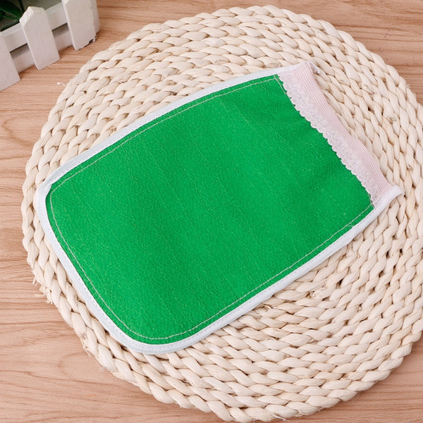 Washing Shower Bath Gloves Back Scrub Body Massage Rubbing Towel Bathroom Accessories Color Random Delivery m15