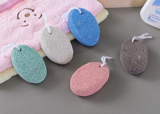 Body Scrubs Footstone Exfoliating Tools Volcanic Stone Bath Stones Oval Massage Clean Bath Tool Grinding Feet