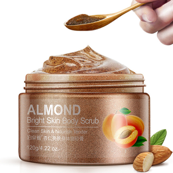 Shea Butter Almond Cucumber Body Scrubs Lotion Gel ening Cream For Women Men Shower Skin Care Scrub Back Arm Knee Remove Horn Peeling