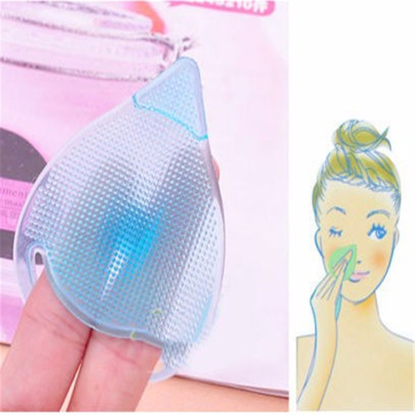 Cleaning Pad Wash Face Facial Exfoliating Brush SPA Skin Scrub Cleanser Tool Silicone Wash Face Cleaning Pad Skin SPA Scrub Cleanser Tool