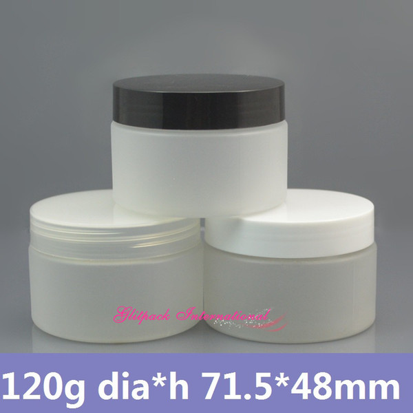 50pcs/lot 120g frost sea salt face scrub Container 120ml PET skin care packaging 4oz Frosted Cosmetic Jars for bath scrubs cosmetic jar