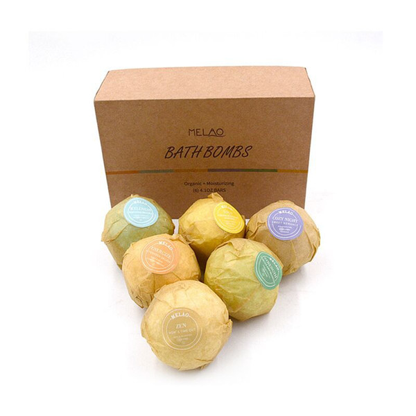 New Bath Bombs Natural Bubble Bath Ball Bomb Essential Oil Handmade SPA Bath Fizzy Wholesale Free Shipping