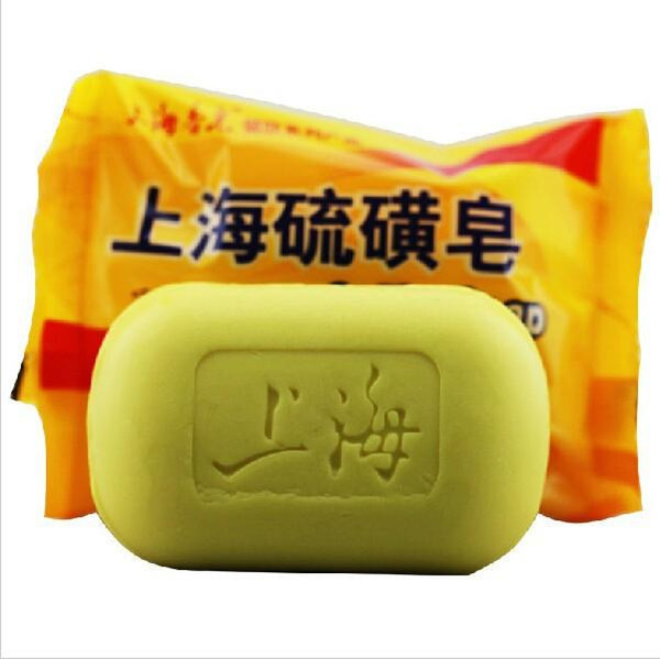 LISITA Shanghai Sulfur Soap For 4 Skin Conditions Acne Psoriasis Seborrheic Eczema Antifungal 85g Cheapest Free Shipping