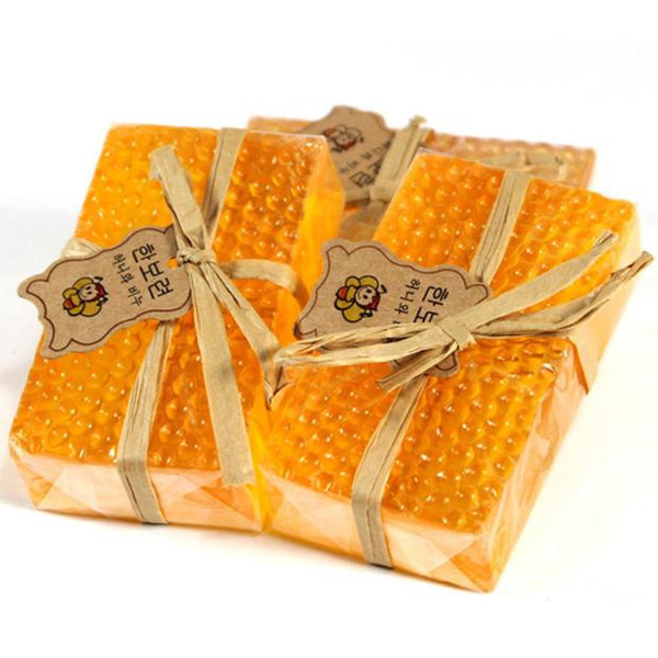 90g 100% HandMade Honey Soap Whitening Peeling Glutathione Arbutin Honey Kojic acid Soap Free Shipping wholesale