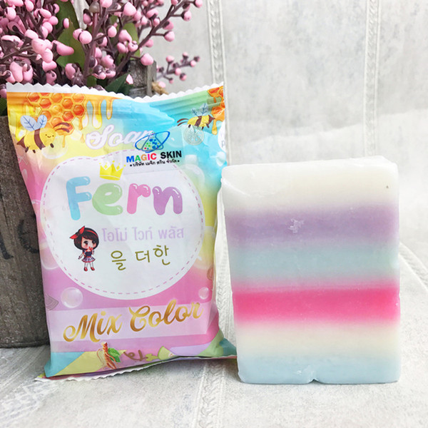 New Arrivals OMO Plus fruitamin Soap Mix Color Plus Five Bleached Handmade Soap 100% Gluta Rainbow Soap Free Shipping