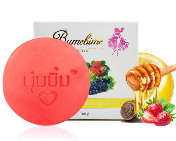 Bumebime Handwork Whitening Soap with Fruit Essential Natural Mask White Bright Oil Soap X117