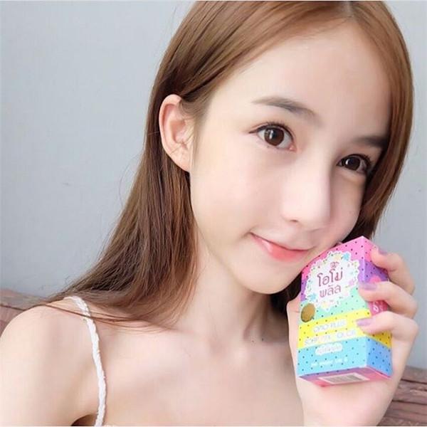 Gluta Whitening Soap Rainbow Soap OMO White Mix Fruits Color Alpha Arbutin Anti Dark Spot free shipping F484