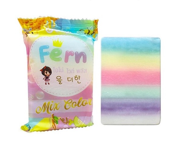 2018 New fern soap Arrivals OMO White Plus Soap Mix Color Plus Five Bleached White Skin 100% Gluta Rainbow Soap DHL free