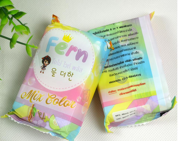 Brand New Arrivals OMO White Plus Soap Mix Color Plus Five Bleached White Skin 100% Gluta Rainbow Soap free shipping DHL