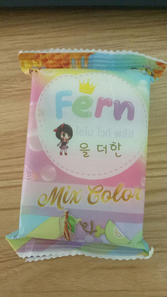 Brand New fern soap Arrivals OMO White Plus Soap Mix Color Plus Five Bleached White Skin 100% Gluta Rainbow Soap DHL