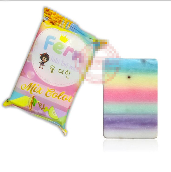 300Pcs OMO White Plus Soap fruitamin soap Mix Color Plus Five Bleached White Skin 100% Gluta Rainbow Soap