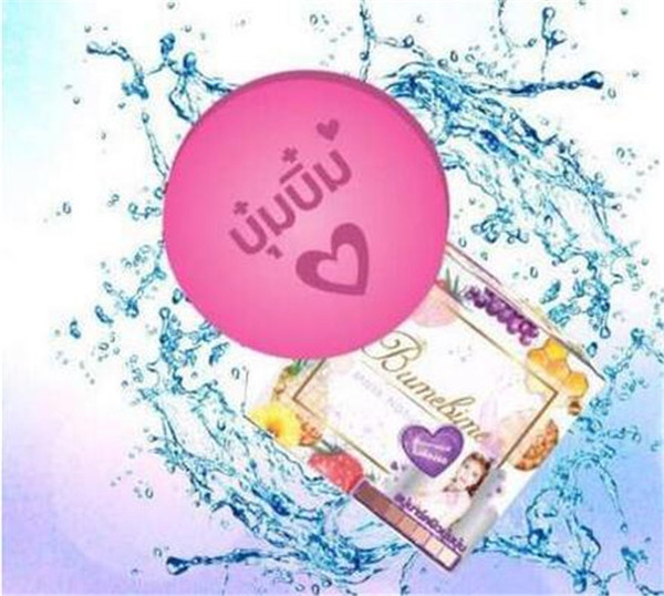 New Bumebime soap Handwork bath bombs Mask Natural Skin Body wedding Soaps with Fruit Essential White Bright Oil soap