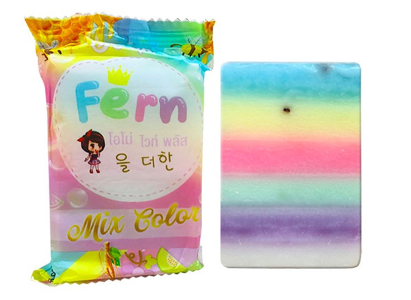 New Arrivals OMO White Plus Soap fruitamin soap Mix Color Plus Five Bleached White Skin 100% Gluta Rainbow Soap