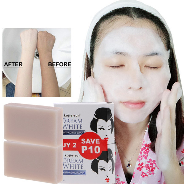 Kojie San Handmade Whitening Soap Skin Lightening Soap Bleaching Kojic Acid Glycerin Soap Deep Cleaning Brighten Skin Care