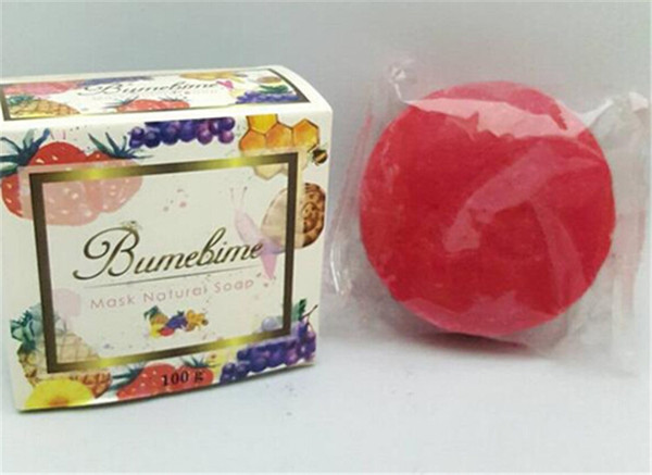 Hot Items Bumebime Handmade Soap with Fruit Essential Natural Mask Bright Oil Soap free shipping