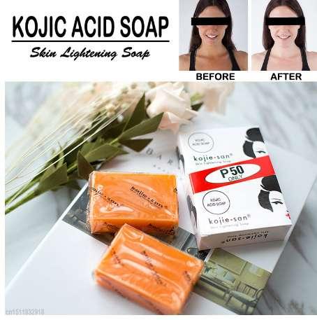 Kojie San Handmade Whitening Soap Skin Lightening Soap Bleaching Kojic Acid Glycerin Soap Deep Cleaning Brighten Skin