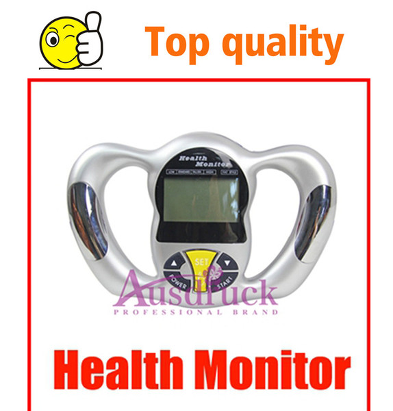 EU tax free Digital LCD Handheld BMI Tester Body Fat Monitor Health Analyzer Fat BMI Meter