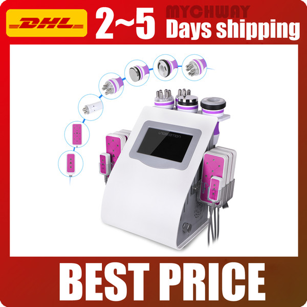 High Quality 40k Ultrasonic Liposuction Cavitation 8 Pads Lllt Lipo Laser Slimming Machine Vacuum Rf Skin Care Salon Spa Use Equipment