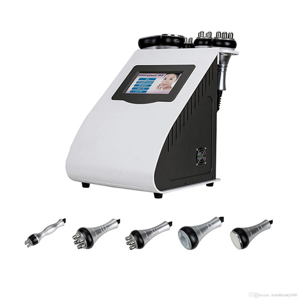 NEW HOT 40K Ultrasonic liposuction cavitation slimming machine tripolar sixpolar bipolar vacuum RF machine 3 COLOR Light + Towel gift