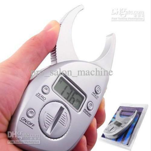 Mini Digital Body Fat Caliper Skin Fold Thickness Health Fitness Weight Age Gender device CE