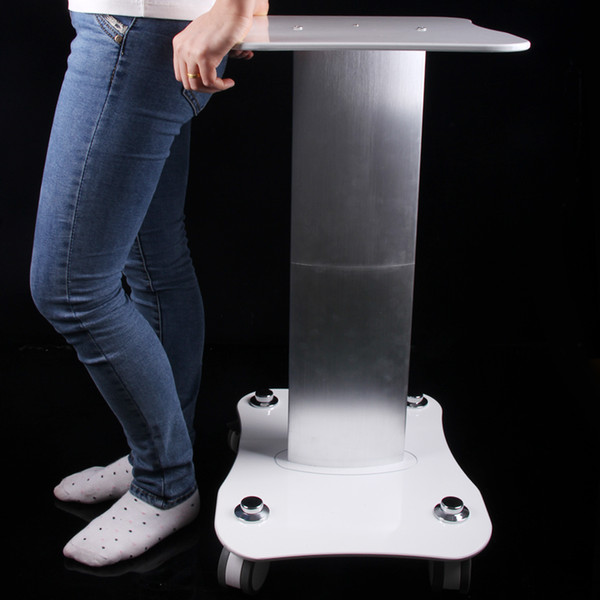 4Models Beauty Salon machine Trolley Spa Styling Pedestal Rolling Cart Roller Wheel aluminum ABS EU tax free