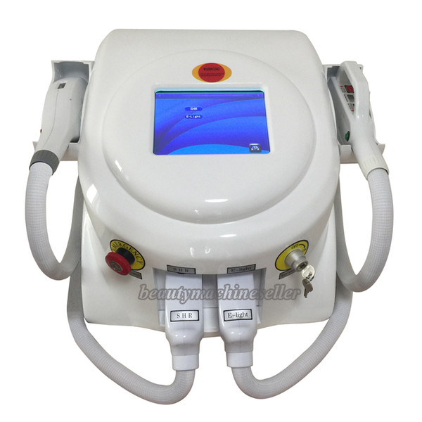 New Arrival!!! Two Handles SHR+Elight IPL laser hair removal machine/ SHR hair removal machine/wrinkle removal