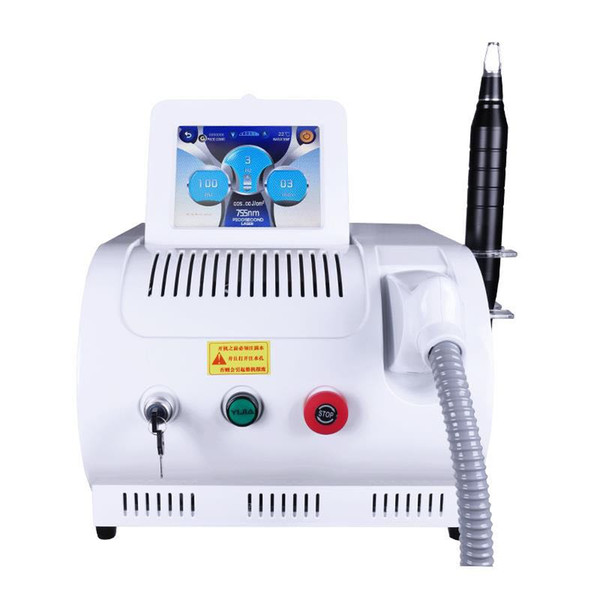 US tax free Top quality 1064nm 532nm Q Switched Nd Yag Laser Tattoo Removal Machine Age spots Freckle Pigment Removel beauty salon equipment