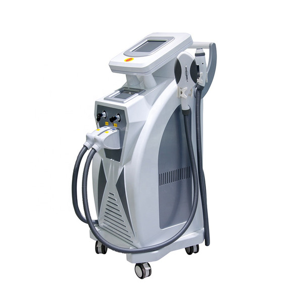 4 in1 Freezing point without pain ipl laser rf face lift tattoo hair removal machine elight opt shr rf nd yag laser ipl