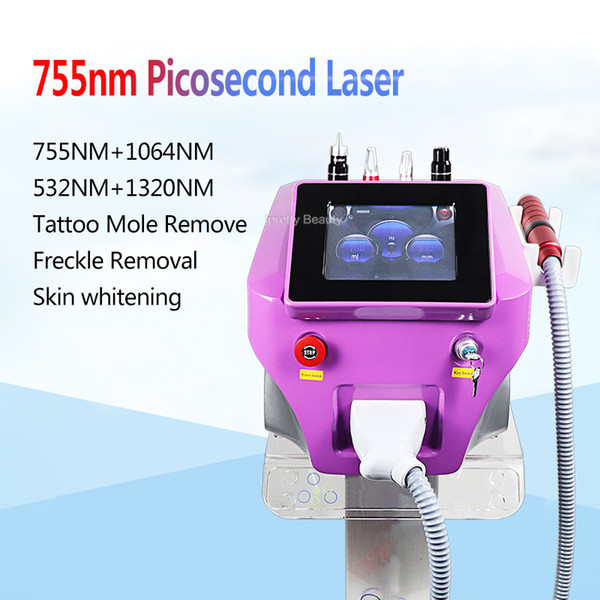 Pico Laser 1064nm 532nm 755nm Picosure Tatoo Pigment freckle Removal Machine New Laser Picosure for All Skin Type Tattoo Removal