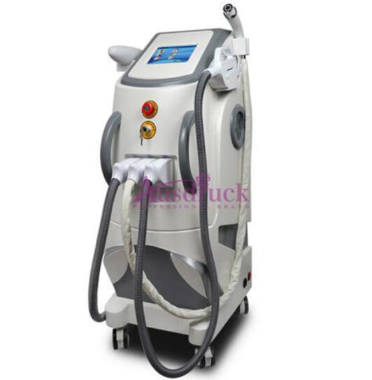 New Vertical 3in1 Elight IPL Laser Hair Removal Skin Rejuvenation Radio Frequency RF Yag Laser Tattoo removal machine wrinkle acne remover