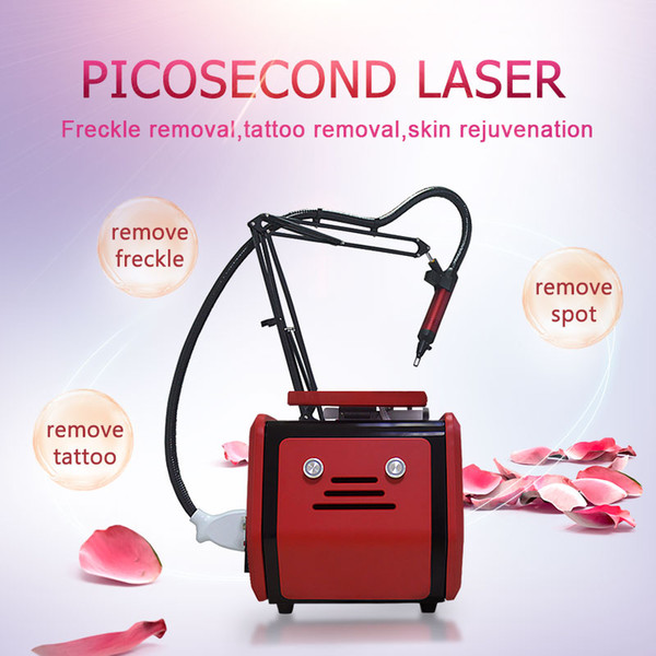 Dhl Free Shipping beauty machine professional 1064nm 532nm 755nm picosecond laser q switched nd yag laser tattoo removal machine