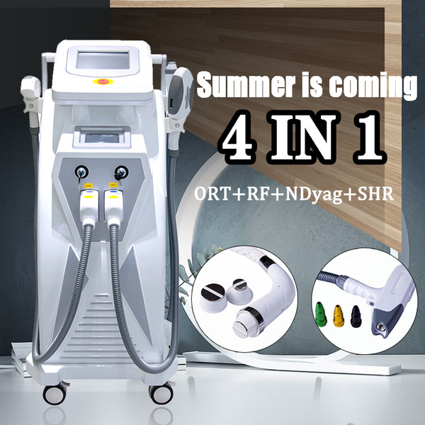 5 in 1 Multifunction Strong Energy SHR OPT IPL Laser Hair Removal ND YAG Laser Tattoo Removal Beauty Machine IPL&RF & ND YAG&E-light