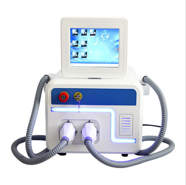 High quality Professional portable OPT SHR two handles hair removal machine for beauty salon use