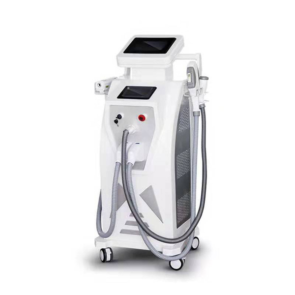 OPT 4 IN 1 E-light IPL RF Yag Laser Multifunction Beauty Machine Tattoo Laser Hair Removal Machine Beauty Equipment Skin Care DHL Free Ship