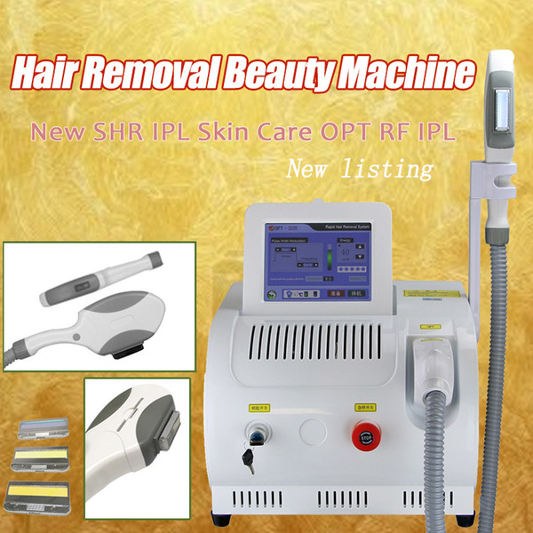 Portable SHR IPL machine permanent Hair removal machine skin rejuvenation pigment age spots removal acne treatment spa salon machine CE