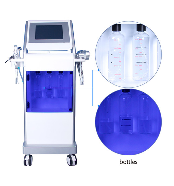 2018 newly 8 in 1 facial machine Bio pola Oxygen injector hydra diamond microdermabrasion peel machine