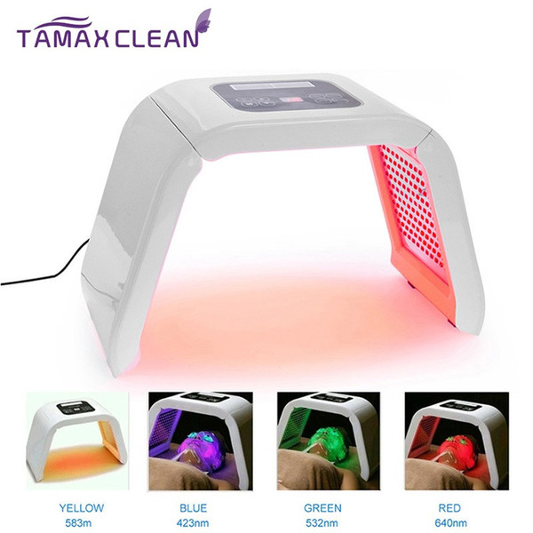 LM004 MOQ 1PC 4 Light LED Facial Mask PDT Light For Skin Therapy Beauty machine For Face Skin Rejuvenation salon beauty equipment