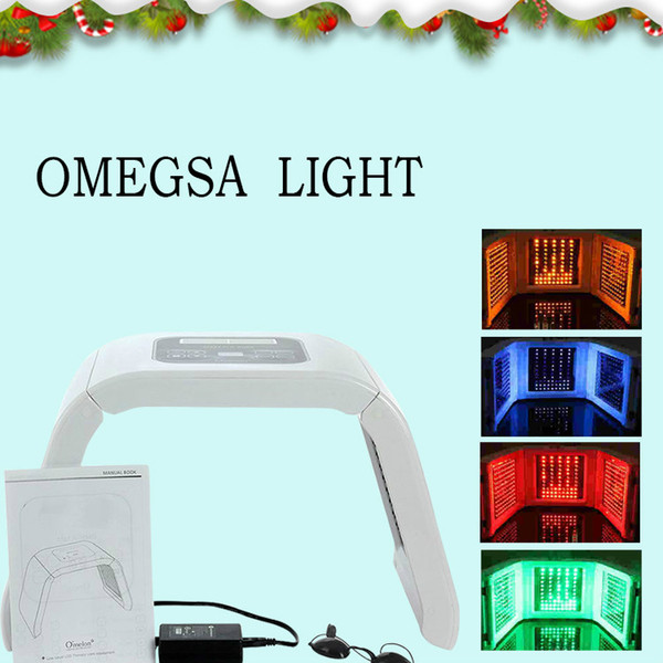 Portable 4 Color LED Light PDT Skin Rejuvenation Minimize Scarring Beauty Lamp Photon Therapy Machine With 9 Levels