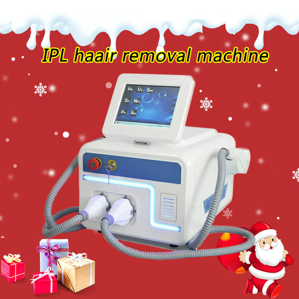 Up To Date IPL Hair Removal Machine With 2 Treatment Permanently RF Skin lifting Tighten Elight System With Free Shipping