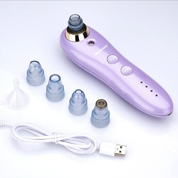 USB Diamond Electric Ultrasound blackhead ance removal sucker supersonic wave pore purify spray beauty machine free shipping