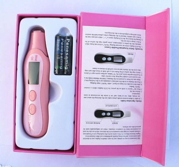 Heat Sell Intelligence Skin Tester Water Share Oil Part Test Pen Elasticity Cosmetology Testing Instrument English machine