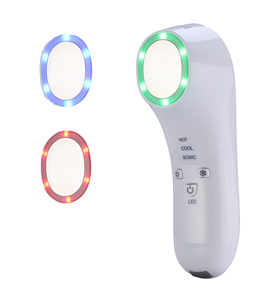 New Arrival!!Mini Home Use 7 Lights LED Facial Skin Whitening Photon Face Rejuvenation Beauty Device Phototherapy Acne Removal