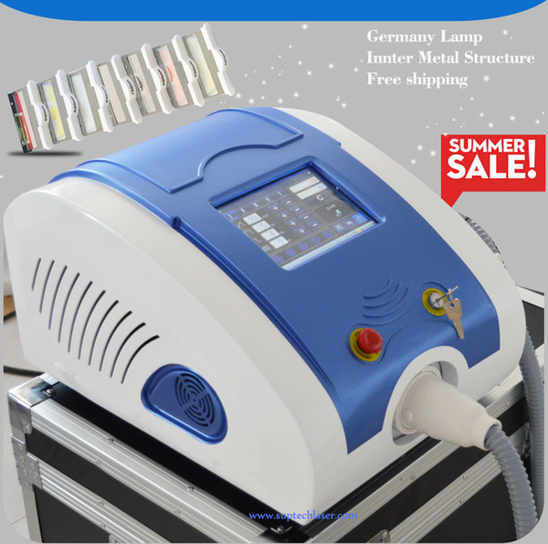 CE approved laser hair removal IPL SHR fast hair removal equipment with free shipping for beauty salon directly two years warranty