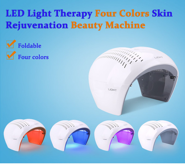 LED 4 colors led light therapy beauty instrument Foldable Photodynamic Therapy PDT Beauty Instrument 4 PDT Colors Infrared Led Light